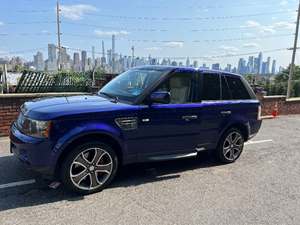 Blue 2010 Land Rover Range Rover Sport