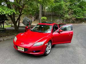 Red 2004 Mazda RX8