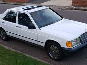 White 1988 Mercedes-Benz 190