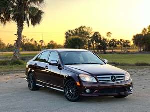 Red 2008 Mercedes-Benz C-Class