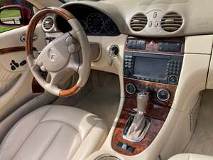 Red 2009 Mercedes-Benz CLK-Class