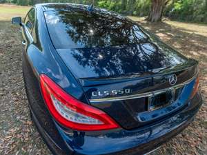 Blue 2014 Mercedes-Benz CLS550