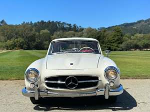 White 1957 Mercedes-Benz SL-Class