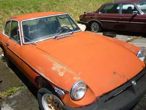 Orange 1974 MG MGB-GT