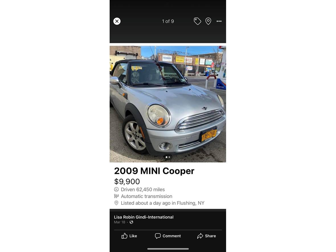 2009 MINI Cooper for sale by owner in Flushing
