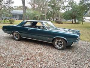 Teal 1965 Pontiac GTO