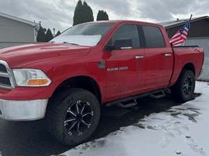 2012 RAM 1500 with Red Exterior