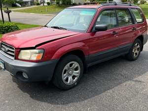 Red 2004 Subaru Forester