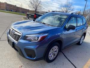 Blue 2020 Subaru Forester