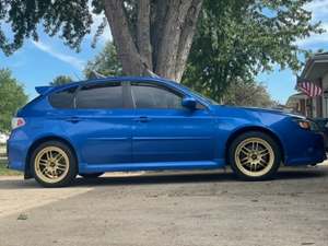 Blue 2008 Subaru WRX