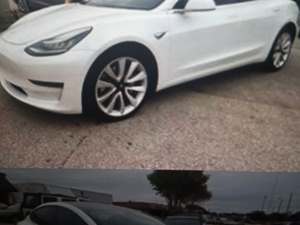 2020 Tesla Model 3 with White Exterior