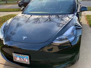 Black 2021 Tesla Model 3