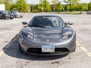 Silver 2008 Tesla Roadster