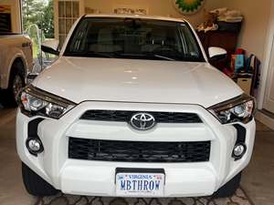 White 2018 Toyota 4Runner