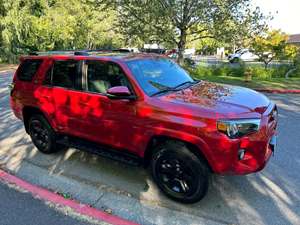 Red 2020 Toyota 4Runner