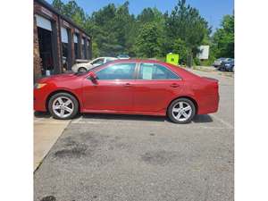 2012 Toyota Camry with Red Exterior