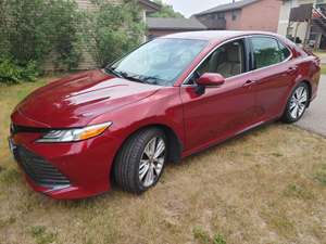Red 2018 Toyota Camry