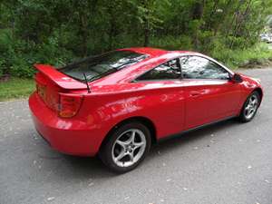 Red 2000 Toyota Celica