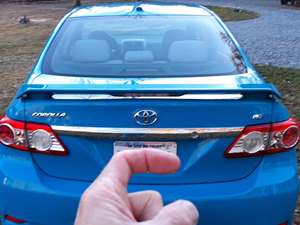 2011 Toyota Corolla with Blue Exterior