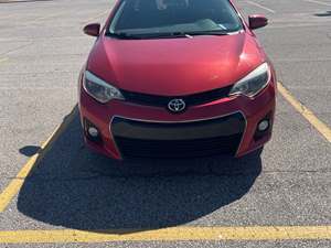 2014 Toyota Corolla with Red Exterior