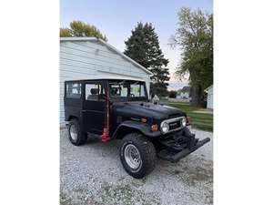 Black 1974 Toyota Land Cruiser