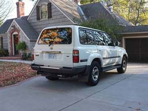 1997 Toyota Land Cruiser with White Exterior