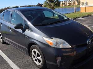 Gray 2013 Toyota Prius