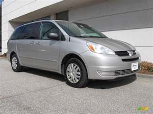 Silver 2004 Toyota Sienna