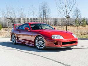 Red 1994 Toyota Supra