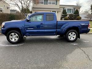 Blue 2015 Toyota Tacoma 4WD TRD Sport