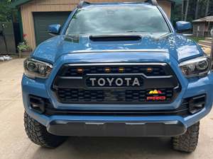 Blue 2018 Toyota Tacoma