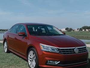 Red 2017 Volkswagen Passat