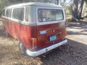 Red 1972 Volkswagen Transport van 