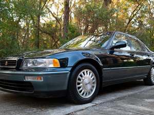 Black 1995 Acura Legend