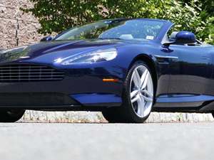 Blue 2015 Aston Martin DB9