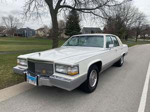 White 1992 Cadillac Brougham