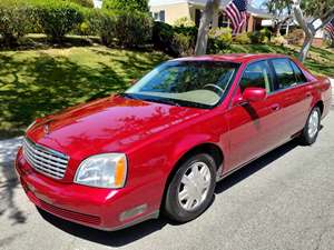 Red 2004 Cadillac DeVille