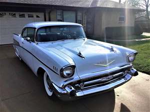 White 1957 Chevrolet Bel Air