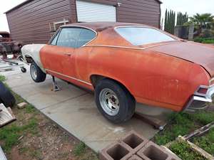 Red 1968 Chevrolet Chevelle / Malibu 