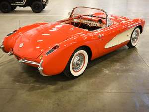 1957 Chevrolet Corvette with Red Exterior