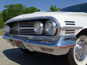 White 1960 Chevrolet Impala