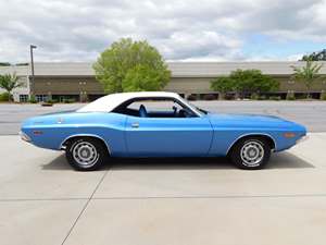 Blue 1973 Dodge Challenger