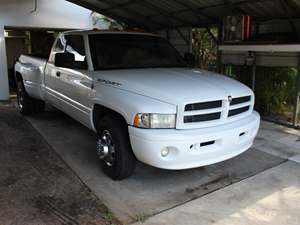 White 2000 Dodge Ram Chassis 3500