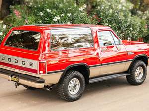 Red 1993 Dodge Ramcharger