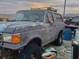 Gray 1989 Ford Bronco