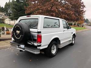 White 1996 Ford Bronco