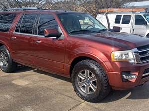 Red 2015 Ford Expedition EL