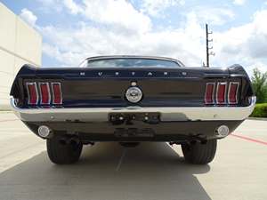 Black 1968 Ford Mustang
