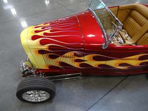 Red 1932 Ford Roadster