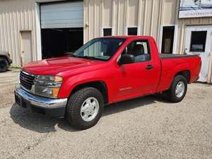 Red 2004 GMC Canyon